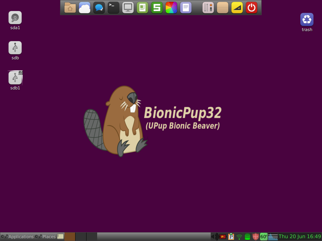 Puppy Linux desktop