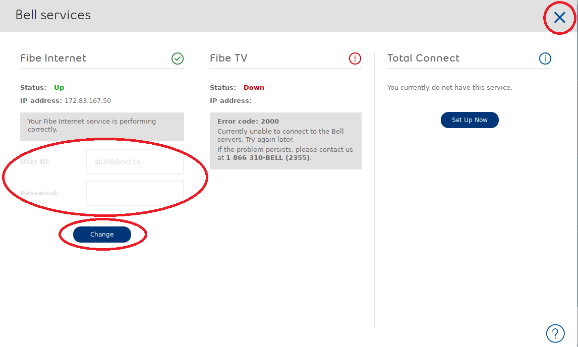 Bell Home Hub 3000 - Input Internet/DSL/PPPoE Settings