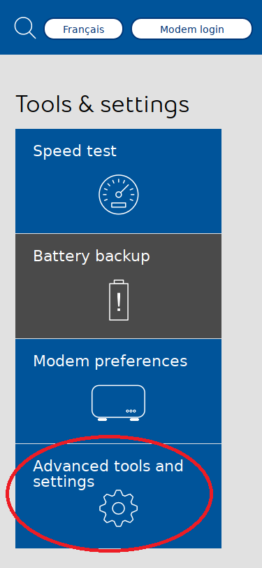 Bell Home Hub 3000 - Access Advanced Tools and Settings