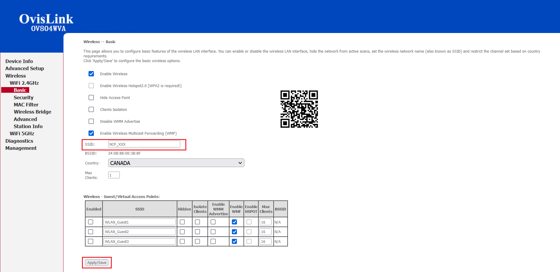 Ovislink OV804 WiFi_Name