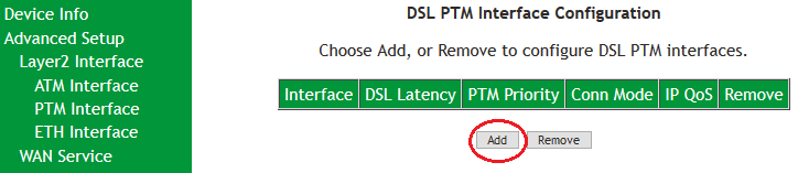 SR505n- add new PTM interface