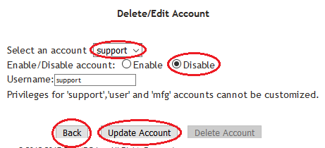 SR505n-Secure-Disable Support