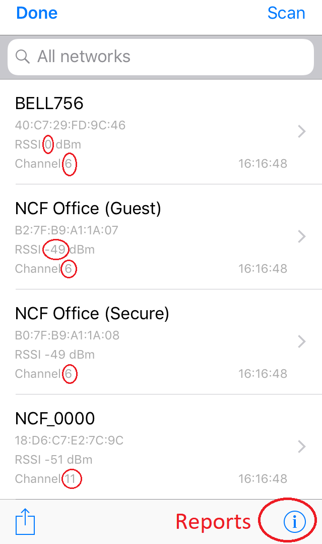 Fig 6. Airport Utility - Channel Reports Icon